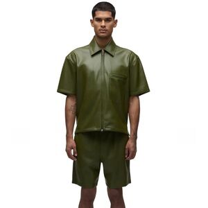 Hudson Jeans Olive Green Men's Shirt